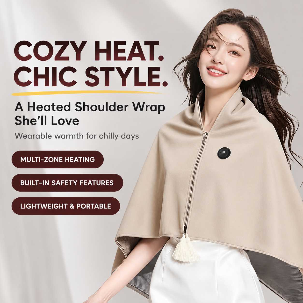 Heated Shoulder Shawl