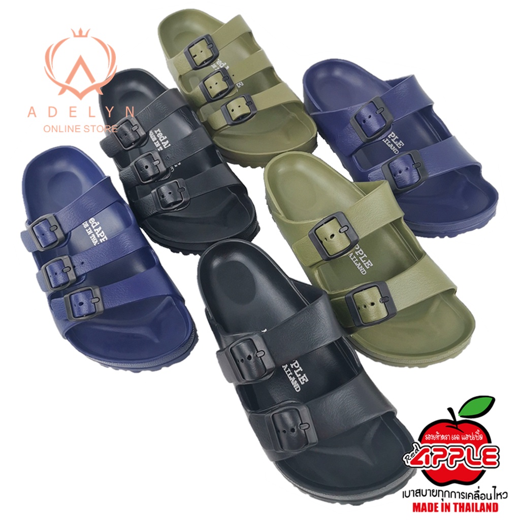 RED APPLE AD1 THAI SLIP-ONS MEN SANDAL REDAPPLE LADY WOMEN COUPLE UNISEX SLIPPER / SELIPAR LELAKI PEREMPUAN SARUNG
