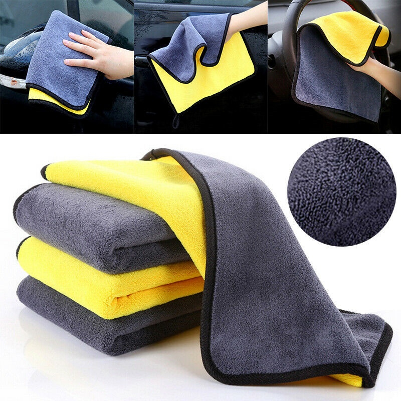 [READY STOCK]Microfiber Car Cleaning Towel Multipurpose High Water Absorption Car Wash Towel  Kitchen Cleaning Washing Cloth