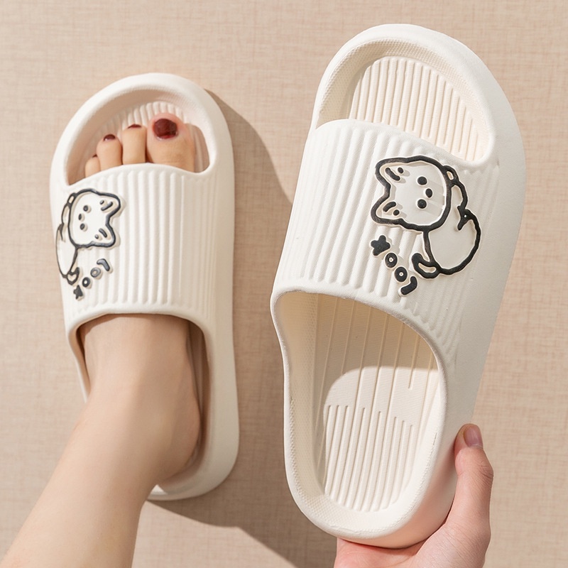 Summer Slippers Bathroom Platform Non-Slip Home Flip Flops