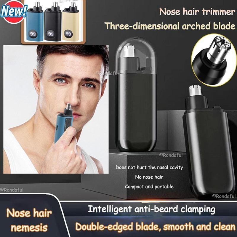 German quality Nose Hair Trimmer and Portable Electric Trimmer USB&Battery Type Convenient and fast electric nose hair trimmer