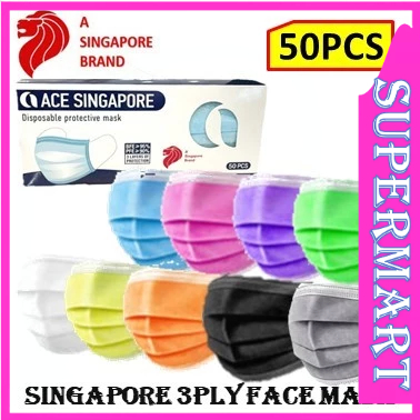 Anti-dust Face Mask 50 pcs 3-ply mask Adult / Children **Local Delivery